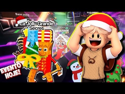 🔴 EVENTO DE NATAL ROUBE UM BRAINROT PVP AO VIVO COM INSCRITOS 💀🔥##obloxstory #roblox #brainrot