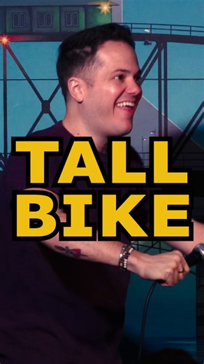 Tall bike #standup #comedy #funny #jokes #crowdwork #standupcomedy #comedian #bicycles #portland | Jeff Arcuri