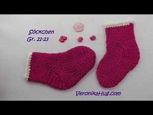 Crochet - Socks - Baby Socks - Socks - Veronika Hug
