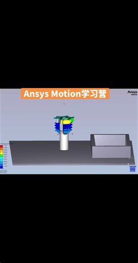 Ansys Motion 柔性机械夹爪动力学仿真，感兴趣的朋友后台私信。