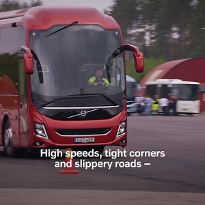 1.1M views · 7.7K reactions | At our proving ground in Hällered, Sweden, Volvo buses are put to tough tests under harsh conditions. | Volvo Buses | Facebook