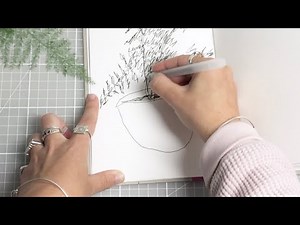 continuous line drawing exercise (easy & calming)