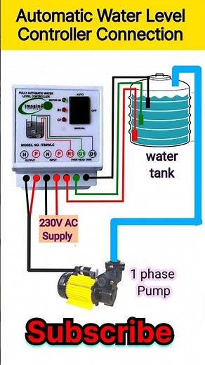 How To Automatic Water Level Controller Connection #Pump Starter #starter #shorts #viralvideo #Viral