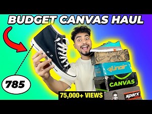 🔥FIRE COLLECTION🤩 - 5 Budget Canvas Sneakers Under 999 for MAN/GUYS | Amazon Shoe Haul 2023