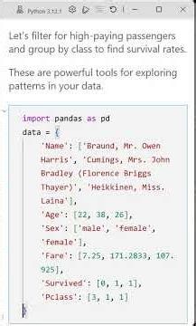04 Filtering and Grouping Data with Pandas: Analyze Survival Rates by Class