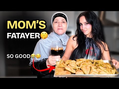 IFTAR WITH MY MOM❤️ making fatayer the lebanese way