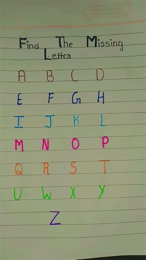 abcd me missing a letter✉️✉️