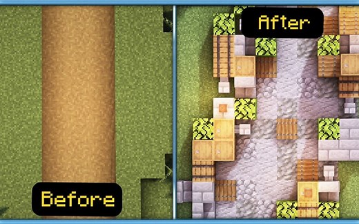 【Minecraft】5种路径改造的方法！（Mr.Potatoe）