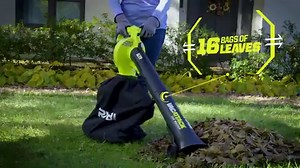RYOBI 40V Vac Attack Cordless Battery Leaf Vacuum/Mulcher (Tool Only) RY40405BTL