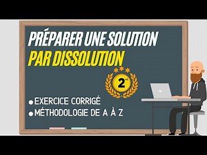 How to prepare a solution by dissolving