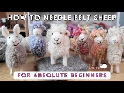 Struggling With Needle Felting? Start With This Simple Sheep Project