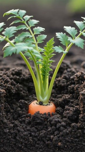 Growing a Carrot from Seed to Harvest | Satisfying Nature Timelapse