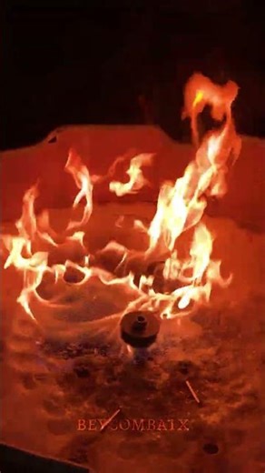 Extreme Metal Beyblade Fire Battle 🔥 Who Wins? | BEYCOMBATX #art #beybladeburst #fire