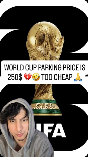 Ish on Instagram: "WORLD CUP PARKING PRICE IS 250$ 💔"