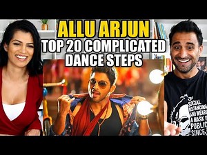 ALLU ARJUN TOP 20 DANCE MOVES REACTION!! | Magic Flicks