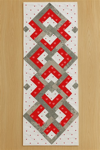 Quilt Block Table Runner #sewing #quilting #crafting #homedecor | Indah Sewing