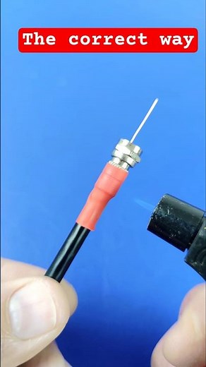 Few people know how to properly and securely connect a TV antenna cable. #shorts #diy