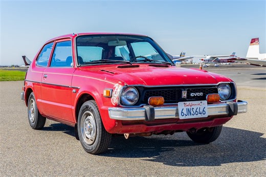 No Reserve: 1977 Honda Civic CVCC Hatchback 5-Speed