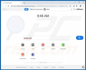 Document Converter Browser Hijacker