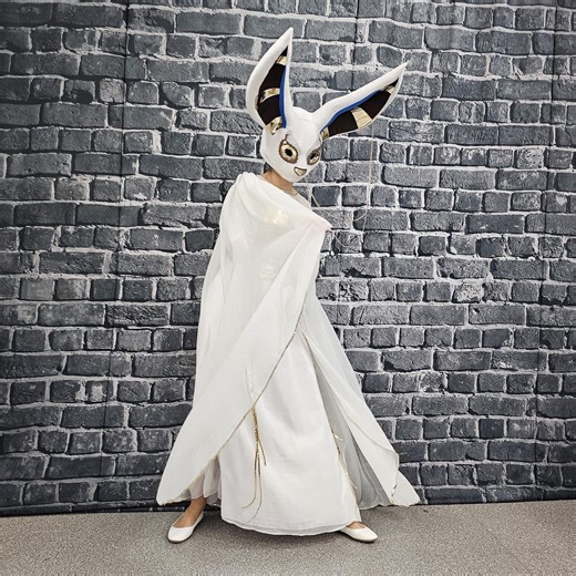 Anubis Cat Mask Costume With Wings | Egyptian Goddess Festival Outfit - Etsy