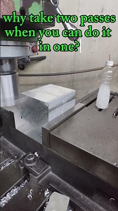 ​1 Pass vs 2 Passes! ⚡ Custom DIY Fly Cutter mirror finish✨​​#machinist #diytools #engineering