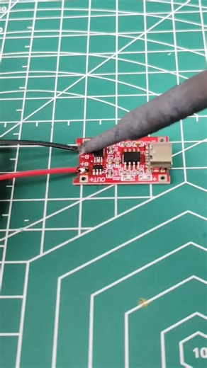 Battery Charger | TP 4056 Module Connection & Working | #youtubeshorts #shorts #ytshorts