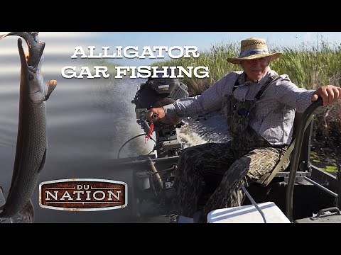Alligator Gar in the Louisiana Swamps with the Bayou Beast (Catch, Clean, Cook) | DU Nation