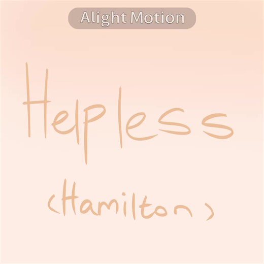 Helpless Hamilton Animatic: A Creative Journey