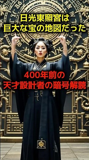 【重大発見】日光東照宮は巨大な宝の地図だった！400年前の天才設計者の暗号解読#都市伝説 #ミステリー #歴史秘密