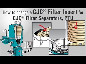 Filter Insert Replacement, CJC Offline Filter Separators