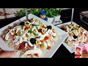 الاكلة العجيبة او الاكلة المجنونة المشهورة في مراكش #اكلة سريعة لذيذة جدا و متكاملة😍مع عالم شهي 👍