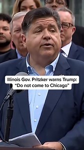 744K views · 187K reactions | “Mr. President, do not come to Chicago. You are neither wanted here nor needed here.” In a press conference, Illinois Gov. JB Pritzker slammed President Trump over his threats to send the National Guard to Chicago. | MS NOW | Facebook
