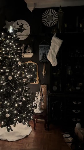 Custom Halloween Ornaments and Goth Christmas Trees