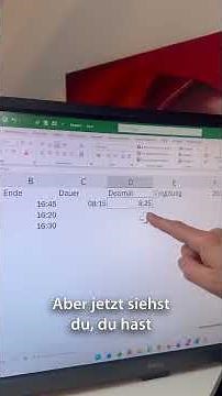 Excel Rechnen mit Uhrzeiten