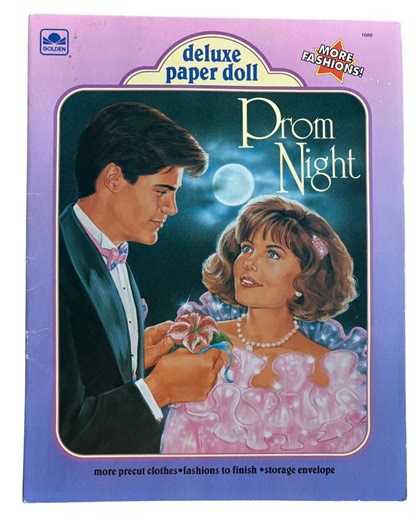 Prom Night 1991 Uncut Paper Doll Book by Golden Books - Etsy