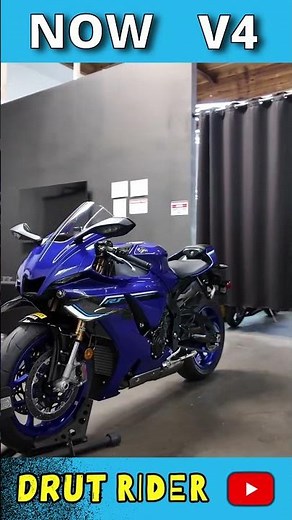 In-Line 4 ❌ V 4 R ✅ Yamaha R1 With V4 Engine #shorts #drutrider