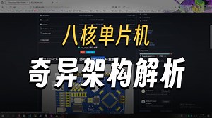 开源分享，一款架构超级特殊的单片机