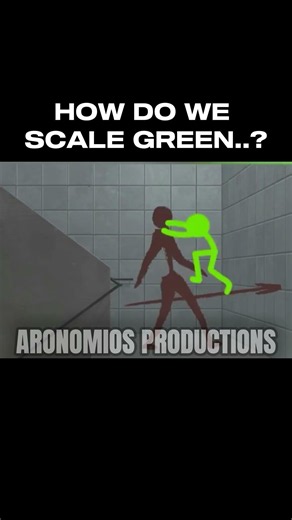 HOW DO WE SCALE GREEN...? #edit #animatin #viral #animation #animationvsanimator #animatry