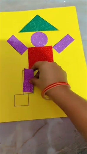 Shapes project #art #craft