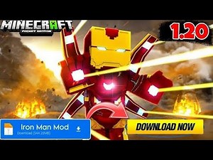 Iron Man mod download for Minecraft PE || 45+ Iron Man suits for 1.20+