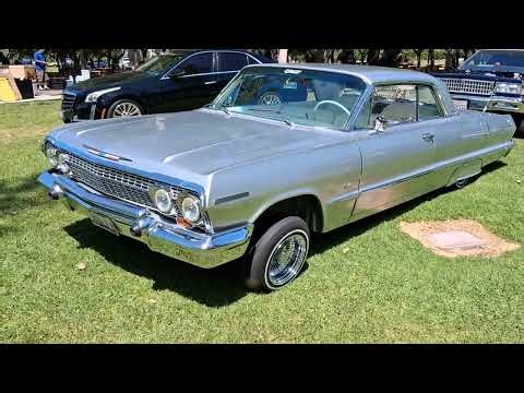 1963 impala lowrider patterns at SuperNatural CC picnic