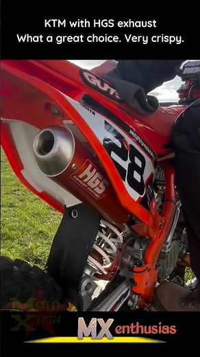 KTM 85 With HGS Exhaust 💨😍