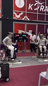 Hear them roar 🦁 The passion of the winning points raised the roof at day one of @worldparafencing competition in Nakhon Ratchasima 📣 #WhereAbilityWins #Korat2025 | World Abilitysport
