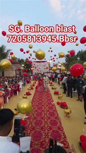 Marriage Balloon blast. Booking now 7205813945