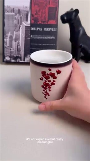 Heart-shaped Color-changing Ceramic Mug