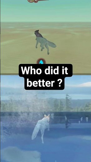 Wildcraft vs ultimate wolf simulator 2 #wolftales #wildcraft