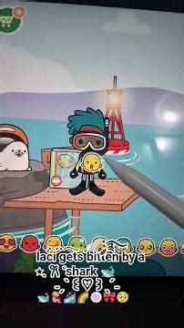 laci got bitten by a shark !!🥺༄.° #preppy #tocaboca #kpop #2018 #adoptme