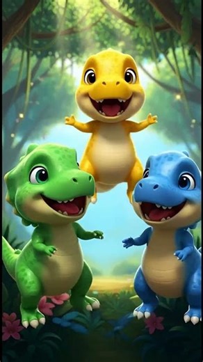 Hello Dino 🦖 | Cute Dinosaur Song for Kids | Fun Short