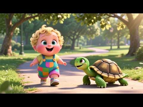 Turtle Slow Count Fun 🐢🔢 | Fun Counting Song for Kids | Preschool Educational Video