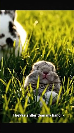 “Hidden Baby Rabbit Nest Found in Grass 🐰 | Adorable Pastoral Pet Discovery”